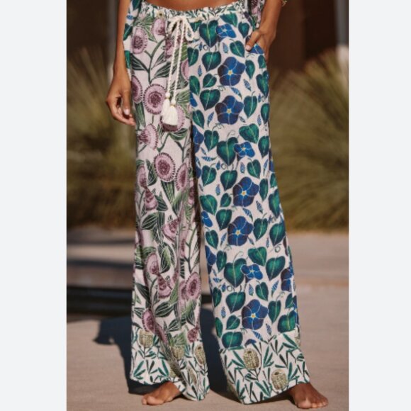 New Harlinah Teoh x Celandine Relaxed Wide-Leg Linen Pants - Picture 6 of 6